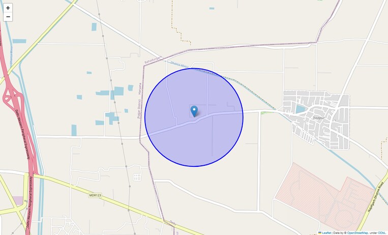 Location Map of Sector 45