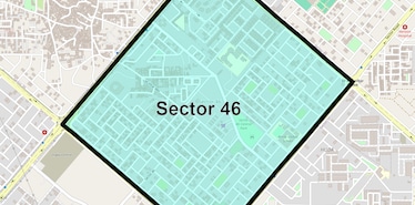 Location Map of Sector 46, Gurgaon