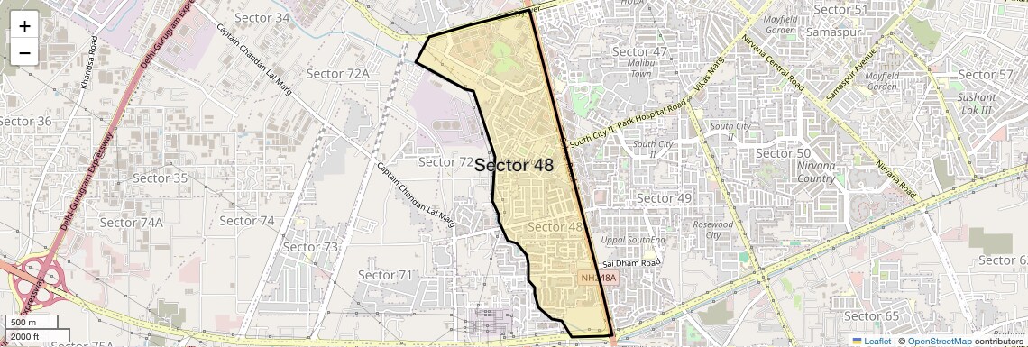 Sector 48 Map
