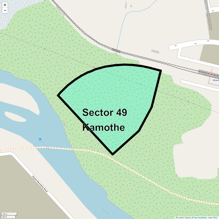Location Map of Sector 49 Kamothe