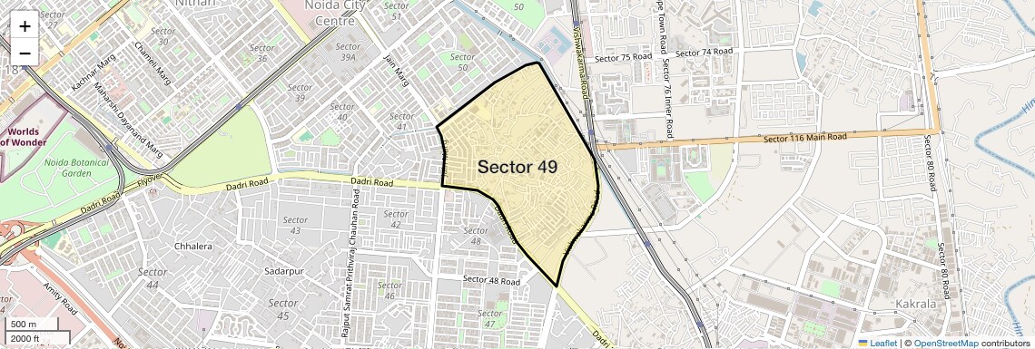 Sector 49 Map