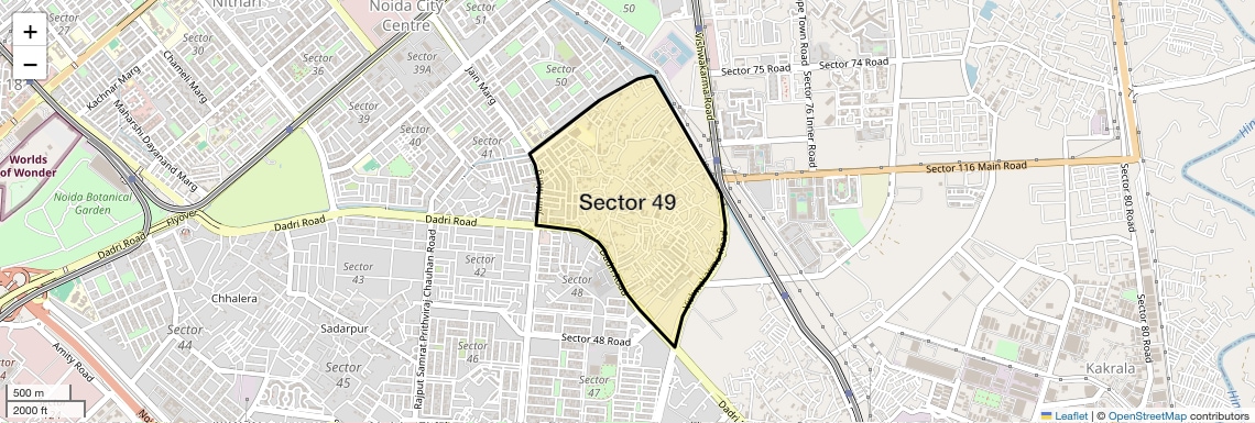 Sector 49 Map