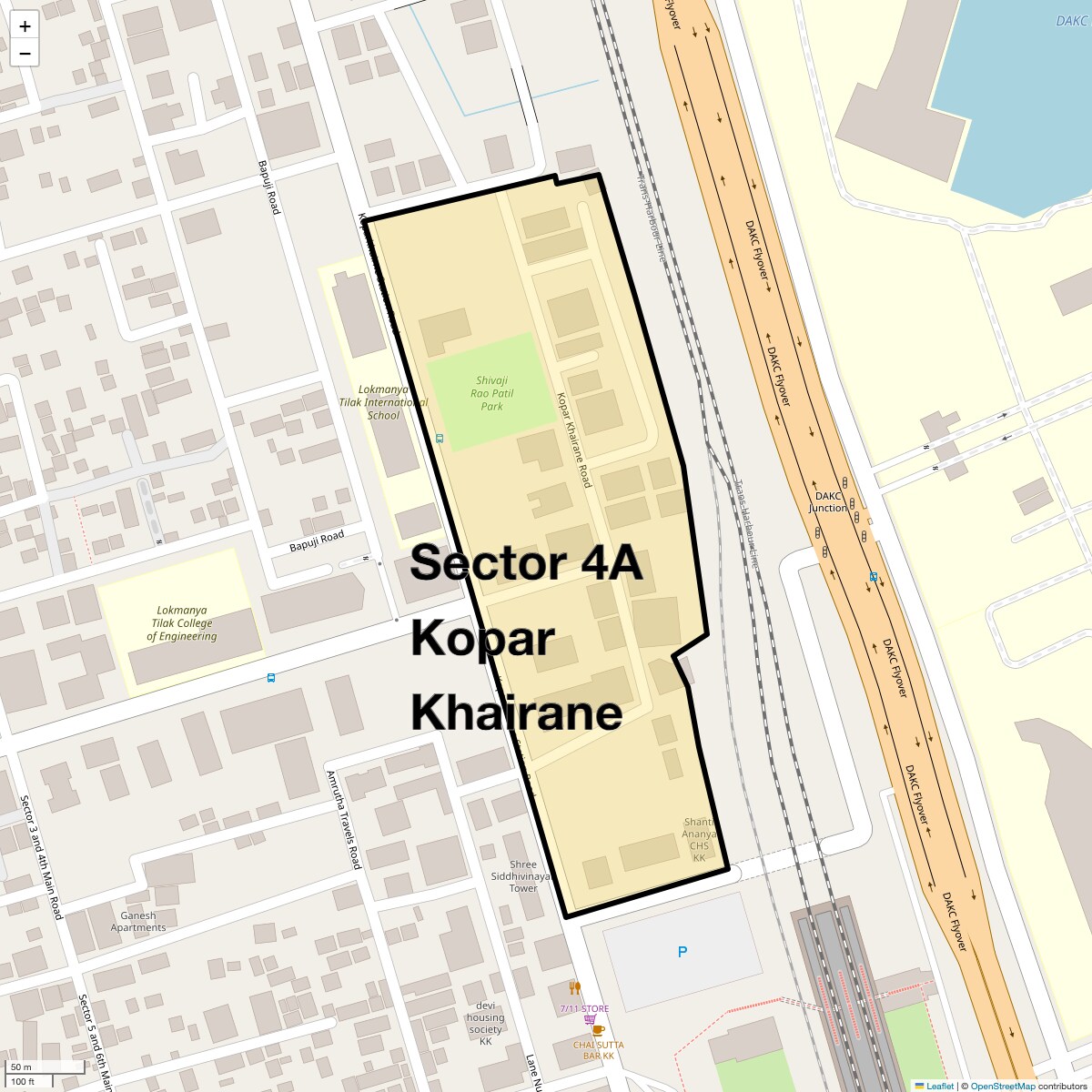 Check Time Travel of Sector 4A Kopar Khairane, Navi Mumbai