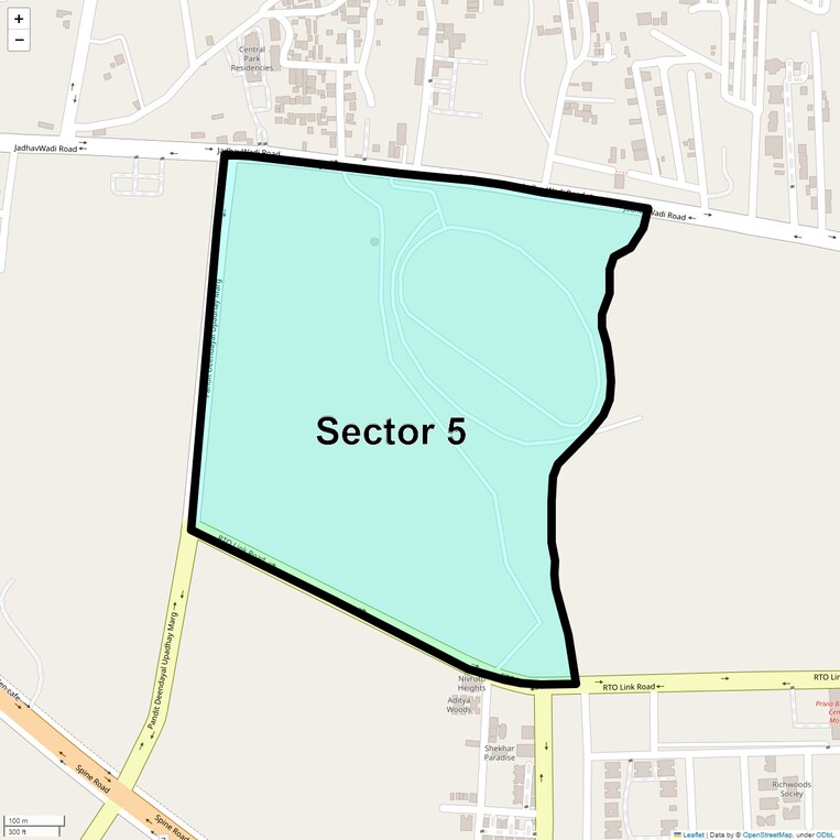 Location Map of Sector 5