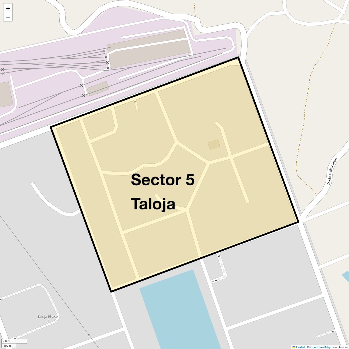 Check Time Travel of Sector 5 Taloja, Navi Mumbai