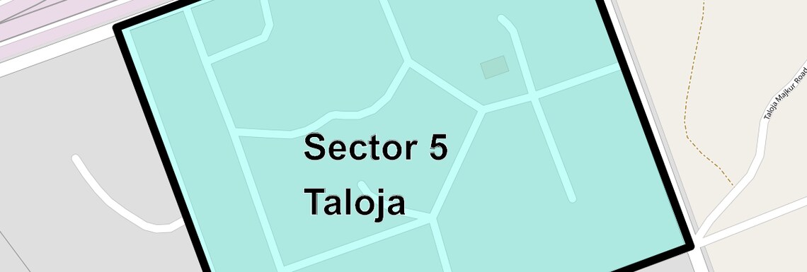 Location Map of Sector 5 Taloja, Navi Mumbai