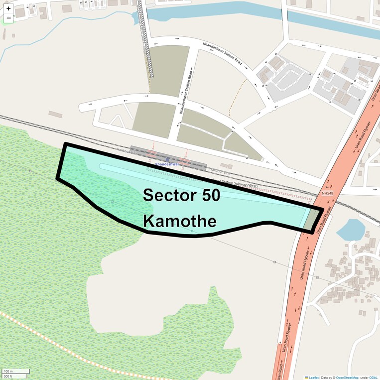 Location Map of Sector 50 Kamothe