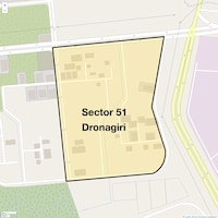 Sector 51 Dronagiri Map