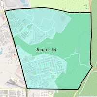 Sector 54 Map