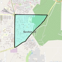 Sector 55 Map