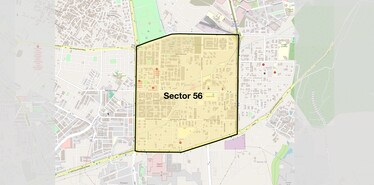 Location Map of Sector 56, Gurgaon