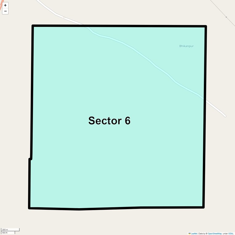 Location Map of Sector 6