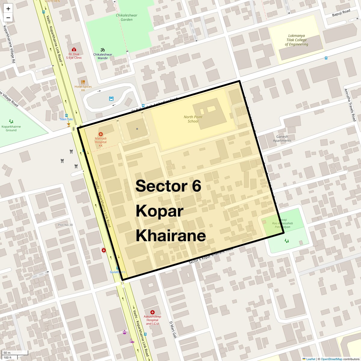 Check Time Travel of Sector 6 Kopar Khairane, Navi Mumbai