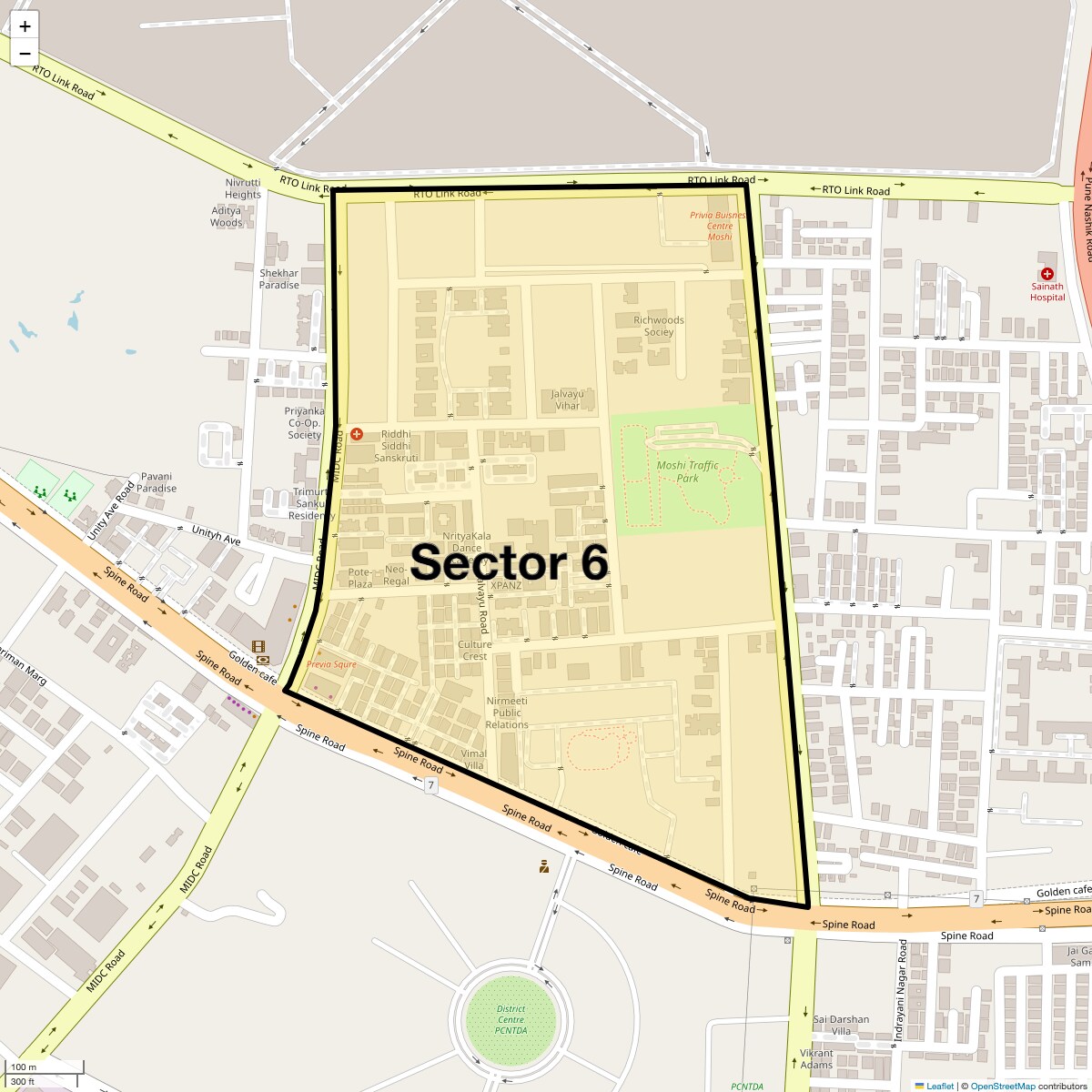 Check Time Travel of Sector 6, Pune