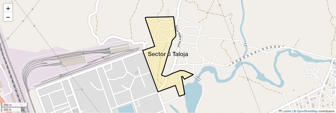 Location Map of Sector 6 Taloja, Navi Mumbai