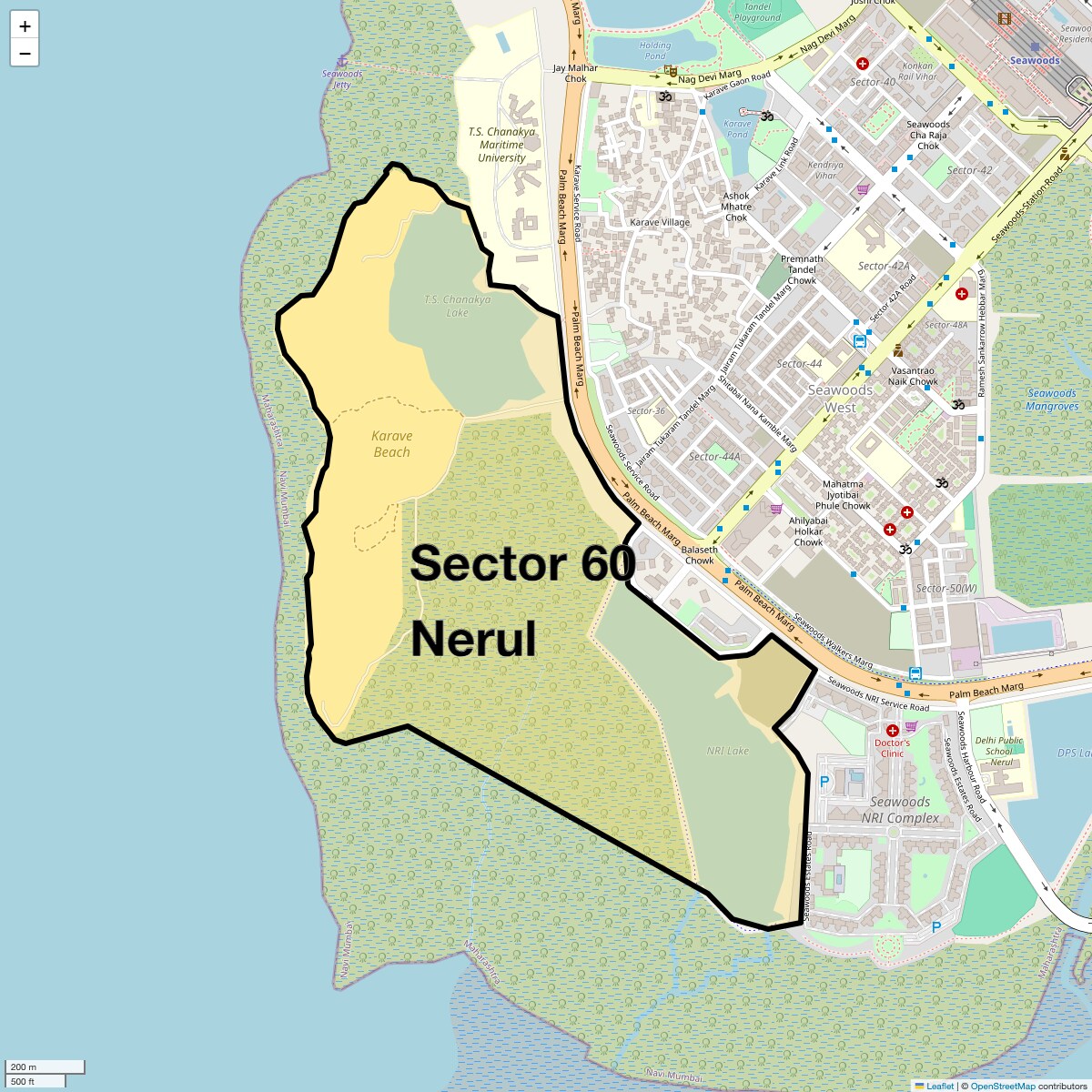 Check Time Travel of Sector 60 Nerul, Navi Mumbai