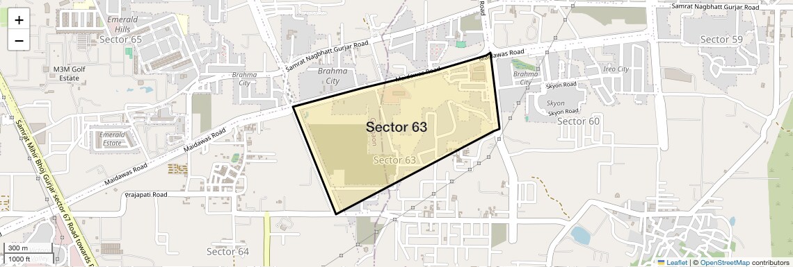 Check Time Travel of Sector 63, Gurgaon