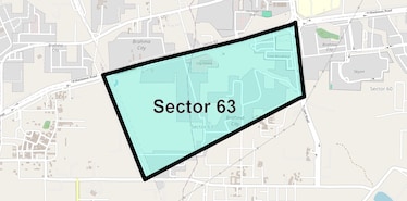 Location Map of Sector 63, Gurgaon