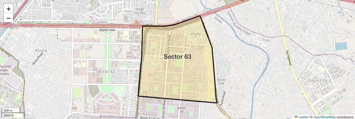 Sector 63 Map