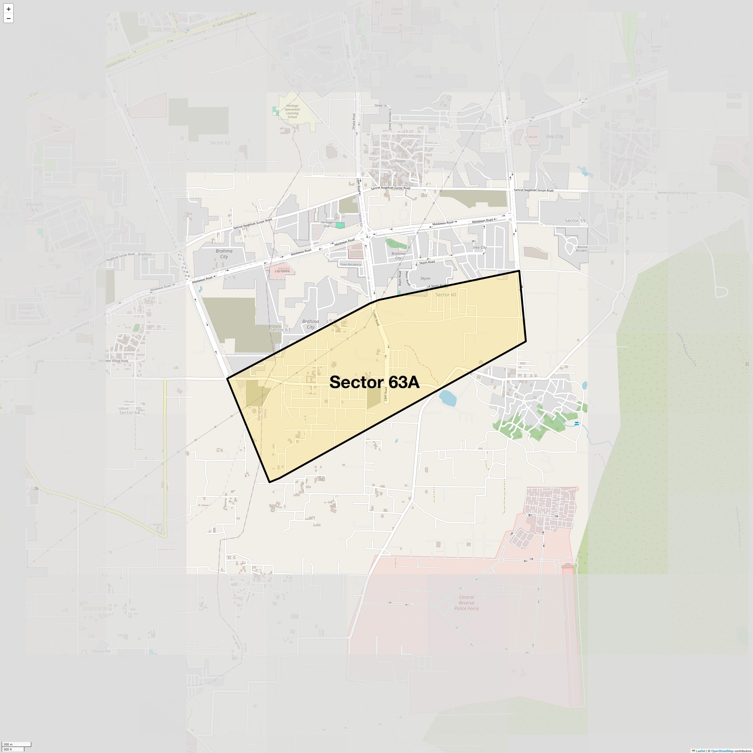 Check Time Travel of Sector 63A, Gurgaon