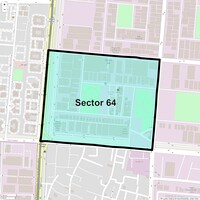 Location Map of Sector 64, Noida