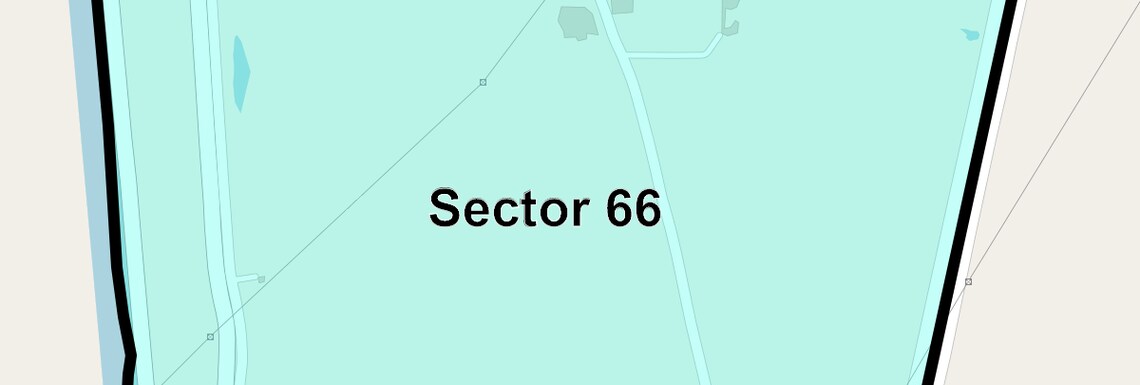 Location Map of Sector 66, Faridabad