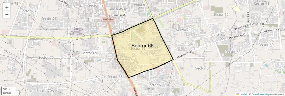 Sector 66 Map