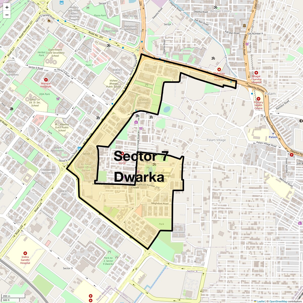 Check Time Travel of Sector 7 Dwarka, Delhi