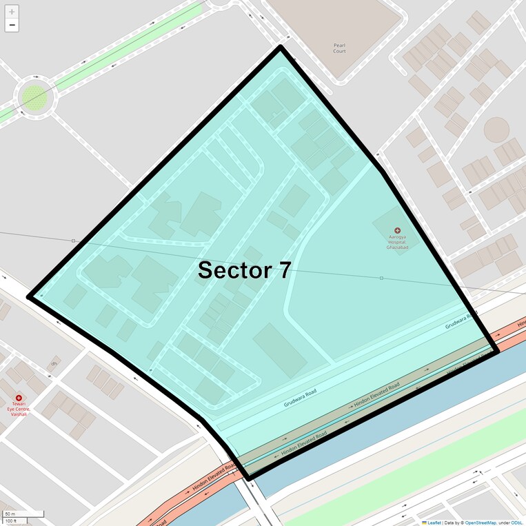 Location Map of Sector 7