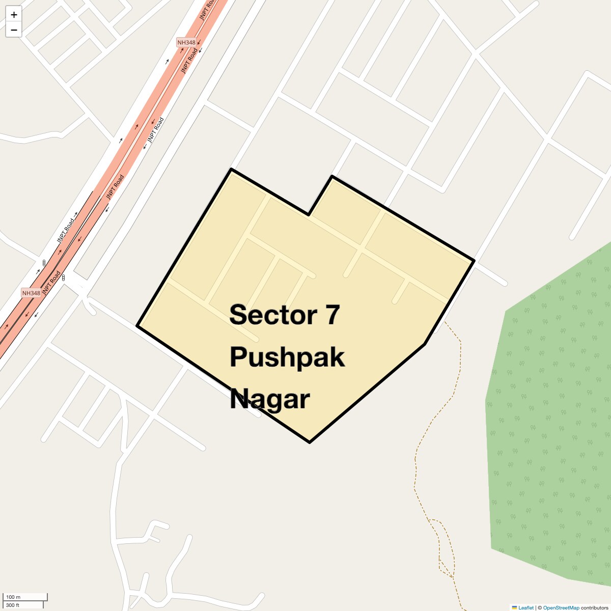 Check Time Travel of Sector 7 Pushpak Nagar, Navi Mumbai