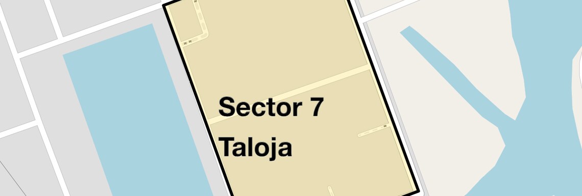 Location Map of Sector 7 Taloja, Navi Mumbai
