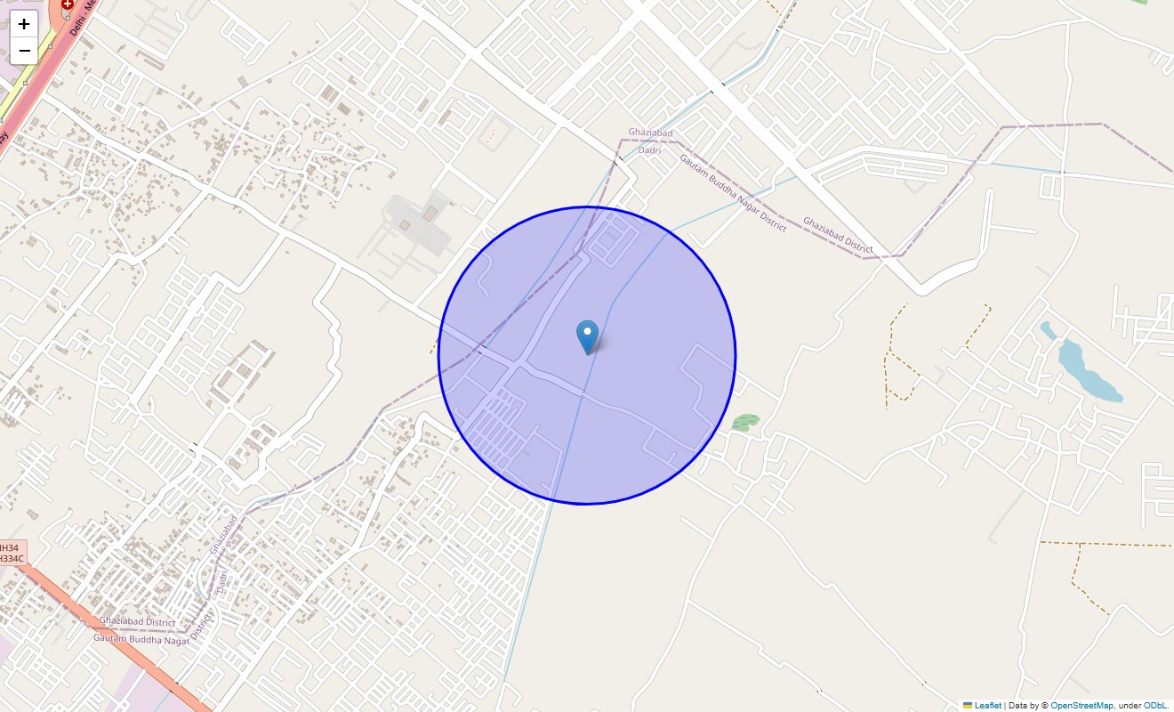Location Map of Sector 7 Wave City, Ghaziabad