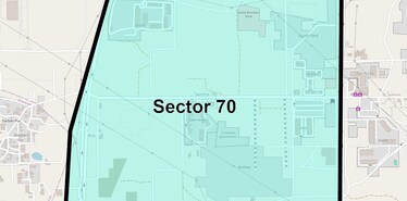 Location Map of Sector 70, Gurgaon