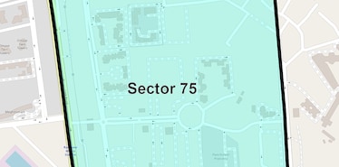 Location Map of Sector 75, Noida