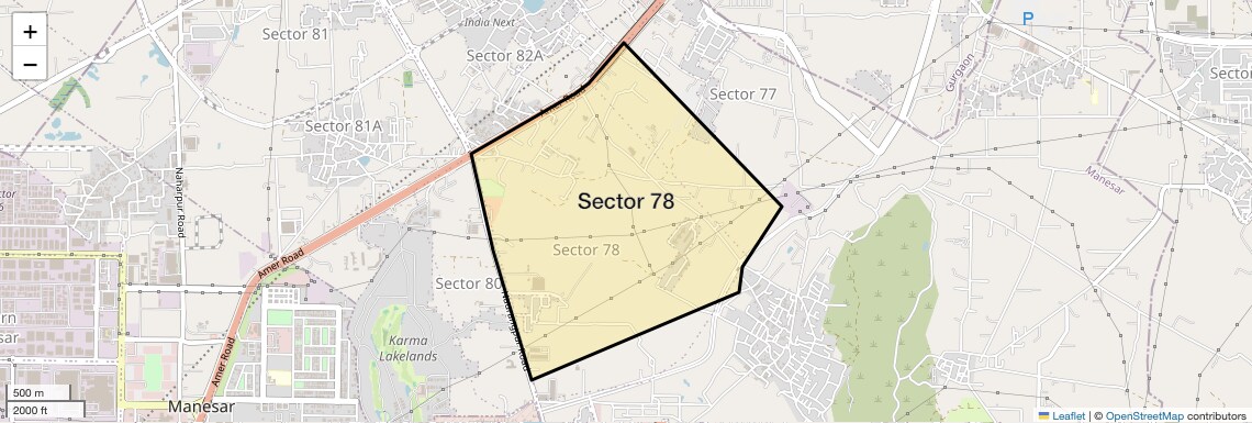 Check Time Travel of Sector 78, Gurgaon