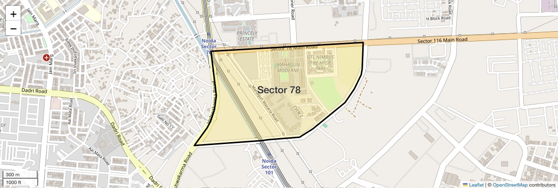 Sector 78 Map
