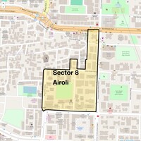 Sector 8 Airoli Map