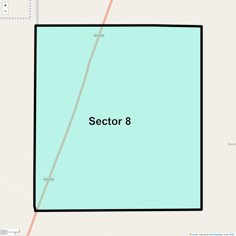 Location Map of Sector 8
