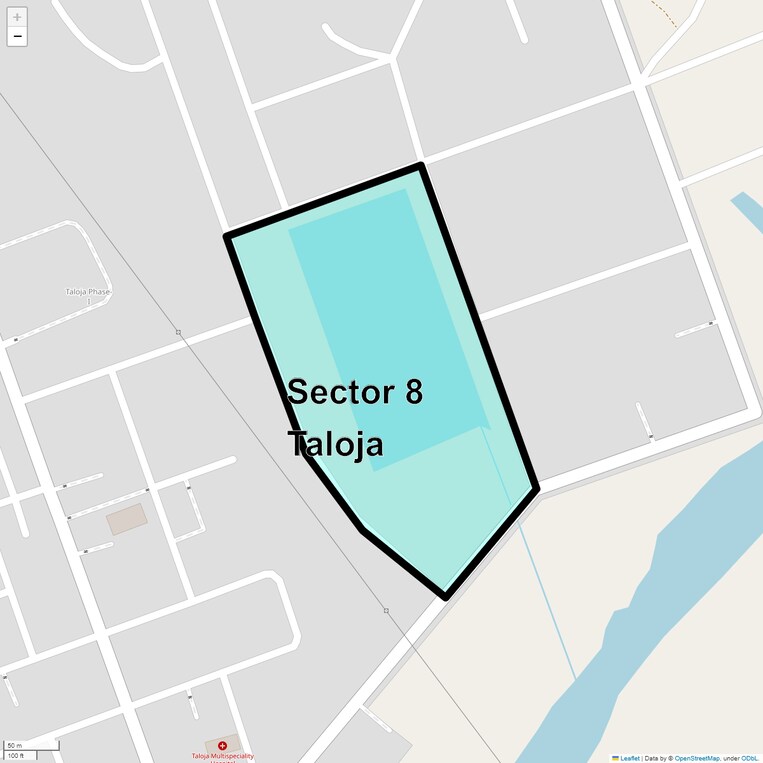 Location Map of Sector 8 Taloja