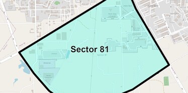 Location Map of Sector 81, Gurgaon