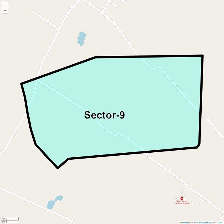 Location Map of Sector 9