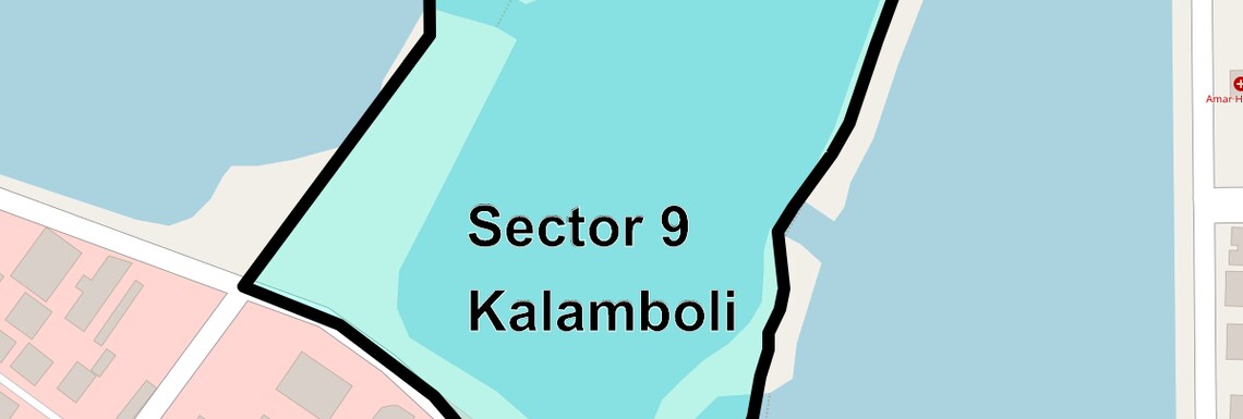 Location Map of Sector 9 Kalamboli, Navi Mumbai