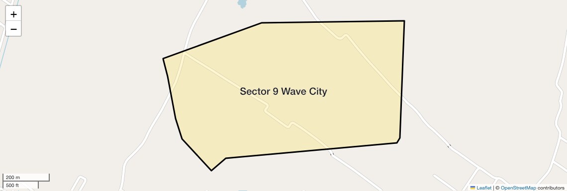 Location Map of Sector 9 Wave City, Ghaziabad
