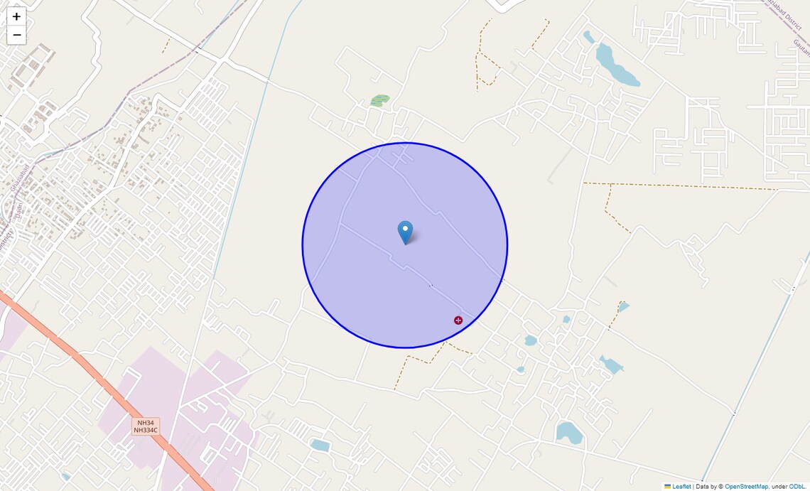 Location Map of Sector 9 Wave City, Ghaziabad