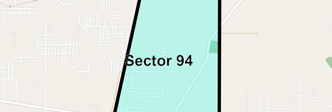Location Map of Sector 94, Faridabad