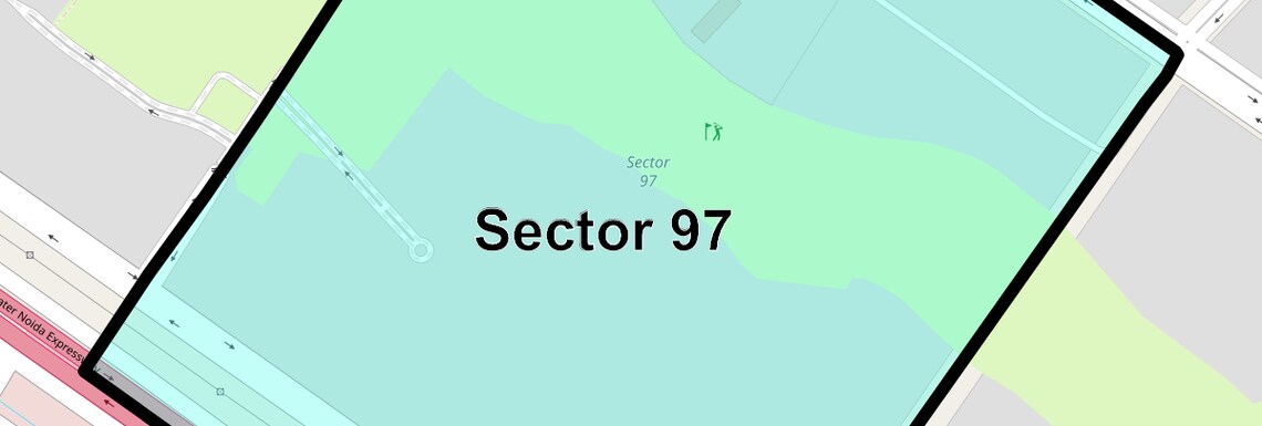 Location Map of Sector 97, Noida