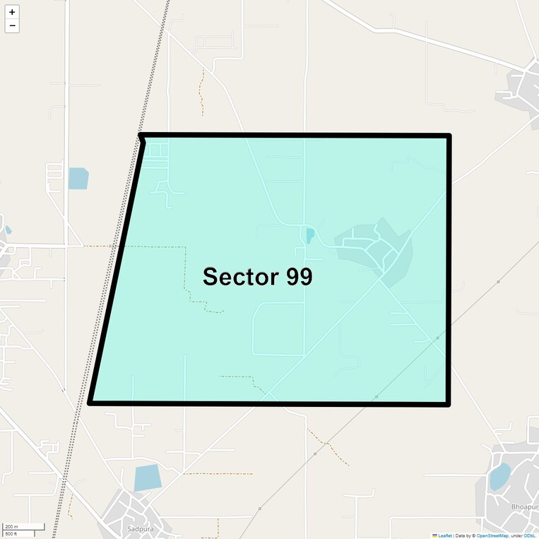 Location Map of Sector 99