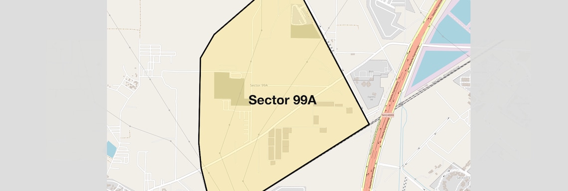 Location Map of Sector 99A, Gurgaon