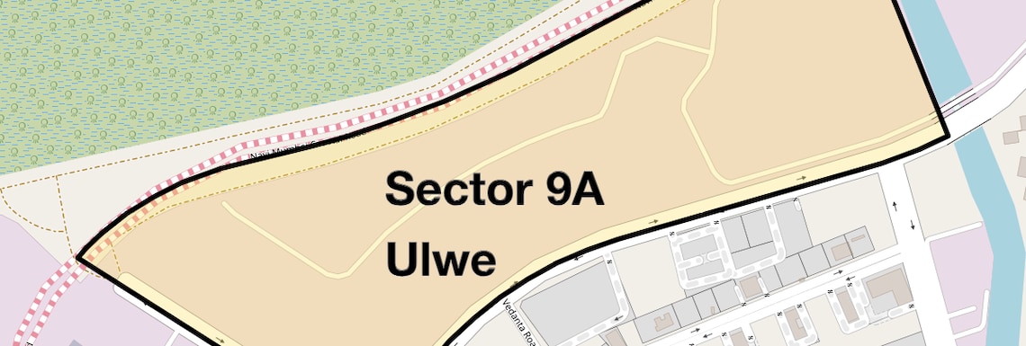 Location Map of Sector 9a Ulwe, Navi Mumbai