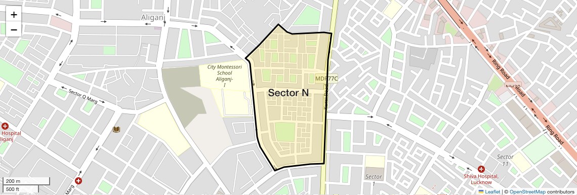 Sector N,Lucknow